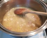 A picture of step 4 of Rice and Chicken soup.