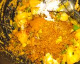 A picture of step 5 of Veg Kolhapuri Sabzi.