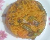 A picture of step 3 of Vegetable Biryani.