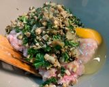 Foto del paso 3 de la receta Hamburguesas de pollo con kale y portobello🍗🌱
