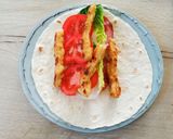 Une image de l'étape 5 de 🌯 Wrap poulet, bacon, chèvre !! 🌯.