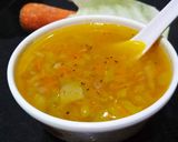 A picture of step 3 of Veg Clear Soup - Weight loss Soup.