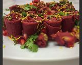 દાડમ ની ખાંડવી(Pomegranate khandvi recipe in Gujarati) રેસીપી સ્ટેપ4ફોટો