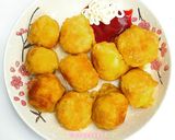 Hình bước làm 5 của món Potato Cheese Balls - Khoai tây bọc phô-mai chiên giòn  🍥