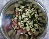 Foto del passaggio 2 della ricetta Filetto di tacchino con le verdure