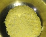 A picture of step 1 of Cornmeal Papadi.