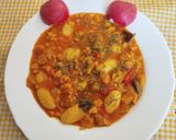 Foto del paso 10 de la receta: Gnocchi con soja texturizada y pisto, a mi manera y plato único