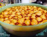 A picture of step 4 of Besan Mogra with Potatoes.