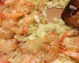 A picture of step 4 of Shrimp Bisque.