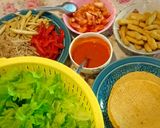 รูปขั้นตอนการทำที่ 5 ของ ทาโก้เต้าหู้ผักรวม(เจ)🌮🌶️