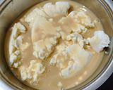 A picture of step 1 of Kesar mango Bhapa Doi.
