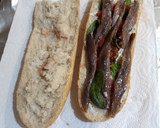 Foto del paso 1 de la receta: Bocadillo mar y montaña