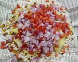 A picture of step 9 of Sukha Bhel Mumbai Style.