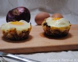 A picture of step 5 of Onion omelette muffins.
