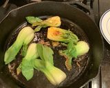 A picture of step 2 of Swordfish sh Fi in a Jalapeño Lemon Butter Sauce.