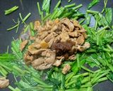 空心菜沙茶豬的食譜步驟3照片