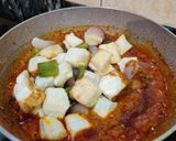 A picture of step 11 of KADHAI PANEER..