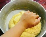 A picture of step 1 of Matcha roll.