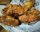 Foto del paso 7 de la receta Tiras de pollo al coco con sabor Cookpad en airfryer