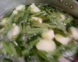 Foto del paso 2 de la receta Borraja con patata y crujiente de jamón