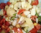 A picture of step 6 of Dahi phulkian.