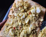 A picture of step 2 of Egg and Sardine Sandwich.