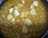 A picture of step 4 of Ghungni/Chole Matar Chaat.