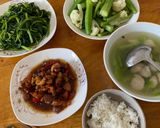 Hình bước làm 2 của món Kho quẹt chấm rau củ