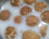 A picture of step 4 of Lobia Dahivada in Appe pan.