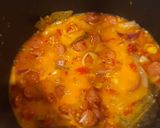 A picture of step 3 of Sausage rice.