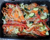 Foto del paso 1 de la receta: Pollo asado y arroz con verduras