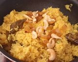 A picture of step 7 of Basanti Pulao/Mishti Pulao.
