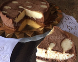 Foto del paso 11 de la receta: Tarta de arroz con leche y toque chocolateado🍚🍰