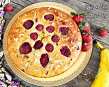 عکس مرحله 6 از دستور کیک موز و توت فرنگی