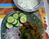 A picture of step 1 of Behari boti.