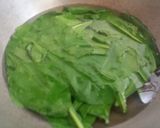 A picture of step 1 of Palak ki gillouri.