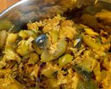 A picture of step 3 of Fish and courgette.
