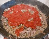 A picture of step 4 of Cavatelli alla Montecarlo.