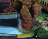 A picture of step 4 of Buckwheat banana fritteres..