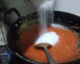A picture of step 4 of Apple pulp burfi.