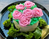 A picture of step 8 of Valentines Flowers Sandwich.