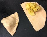 A picture of step 4 of Lukhmi (hyderabadi samosa).