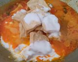 Foto langkah ke 5 dari resep Tahu Udang Santan Pedas.