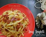 Spicy Spaghetti Aglio Olio langkah memasak 5 foto