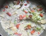 Cozy Cream Chicken & Potato Soup with Black Eyed Pea Flour