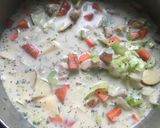 A picture of step 7 of Cozy Cream Chicken & Potato Soup with Black Eyed Pea Flour.