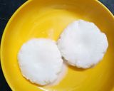 A picture of step 7 of Mohan bhog.