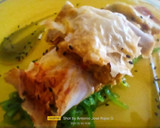 Foto del paso 9 de la receta: Canelón de bacalao desalado, con verduras y bechamel de mejillón
