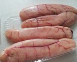 A picture of step 1 of Fried Hake Roe.