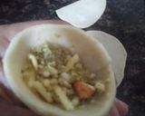 A picture of step 4 of Dry fruits mini samosa.